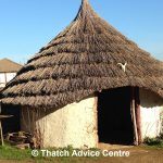 The Danebury Thatched Roundhouse Entrance | Thatch Advice Centre