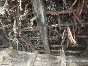 Smoke blackened thatch - West Country Thatch 4