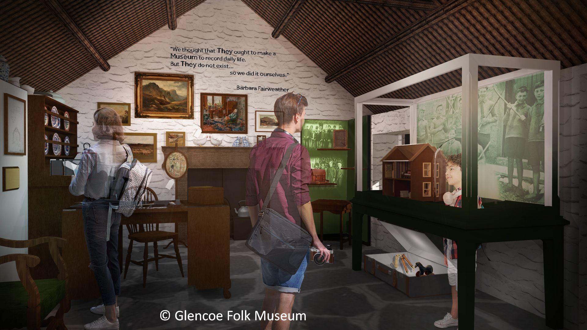 Glencoe Folk Museum Redevelopment - our lives
