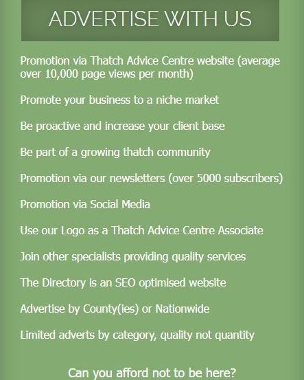 Advertise with Thatch Newsletter